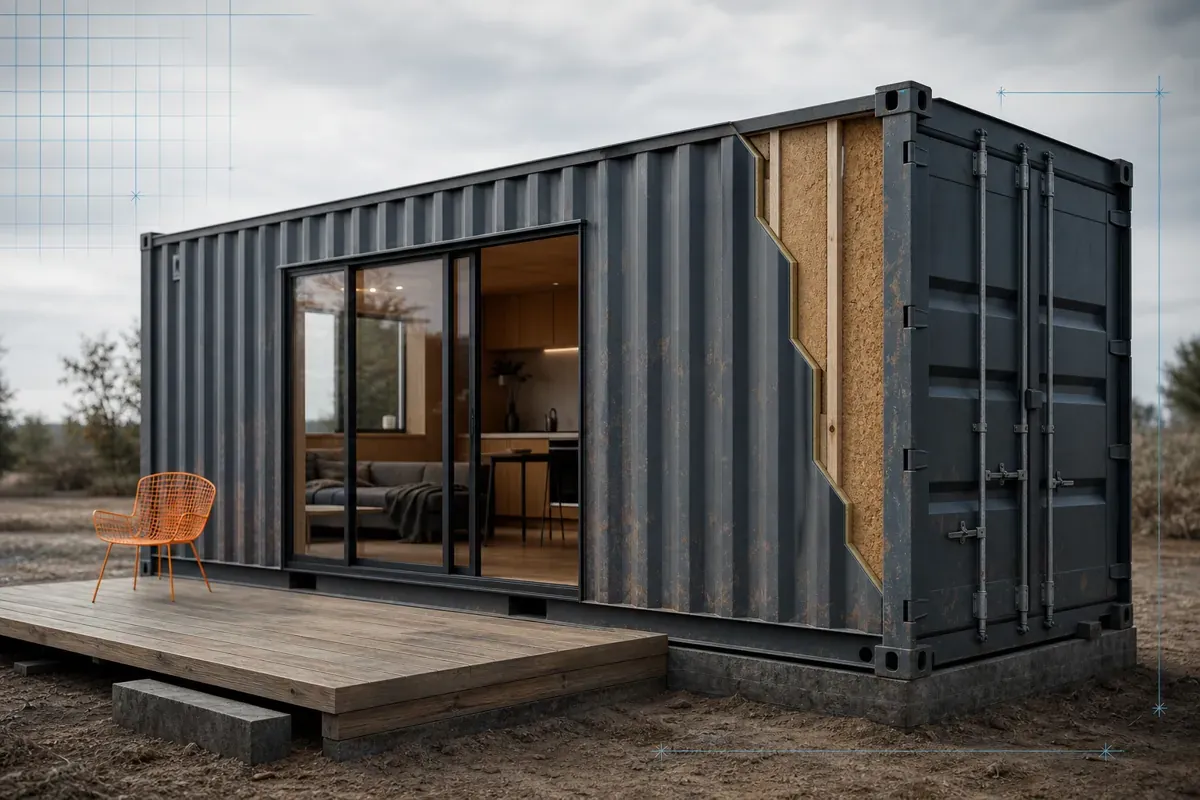 Maison container écologique : réemploi, isolation et vraie empreinte