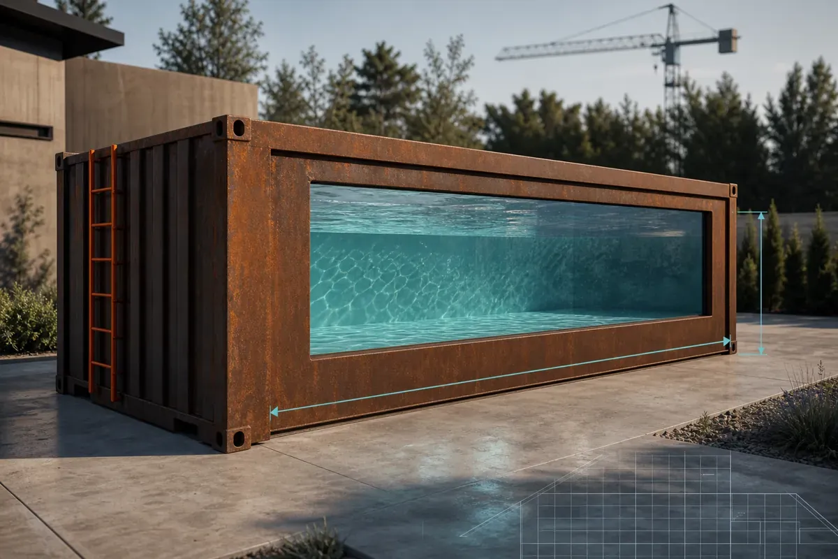 Piscine container : prix, installation et avis